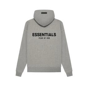 Fear of God Essentials Hoodie Dark Oatmeal (SS22)
